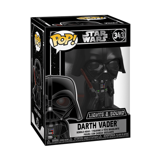 FUNKO POP! STAR WARS - DARTH VADER **LIGHTS & SOUNDS** #343