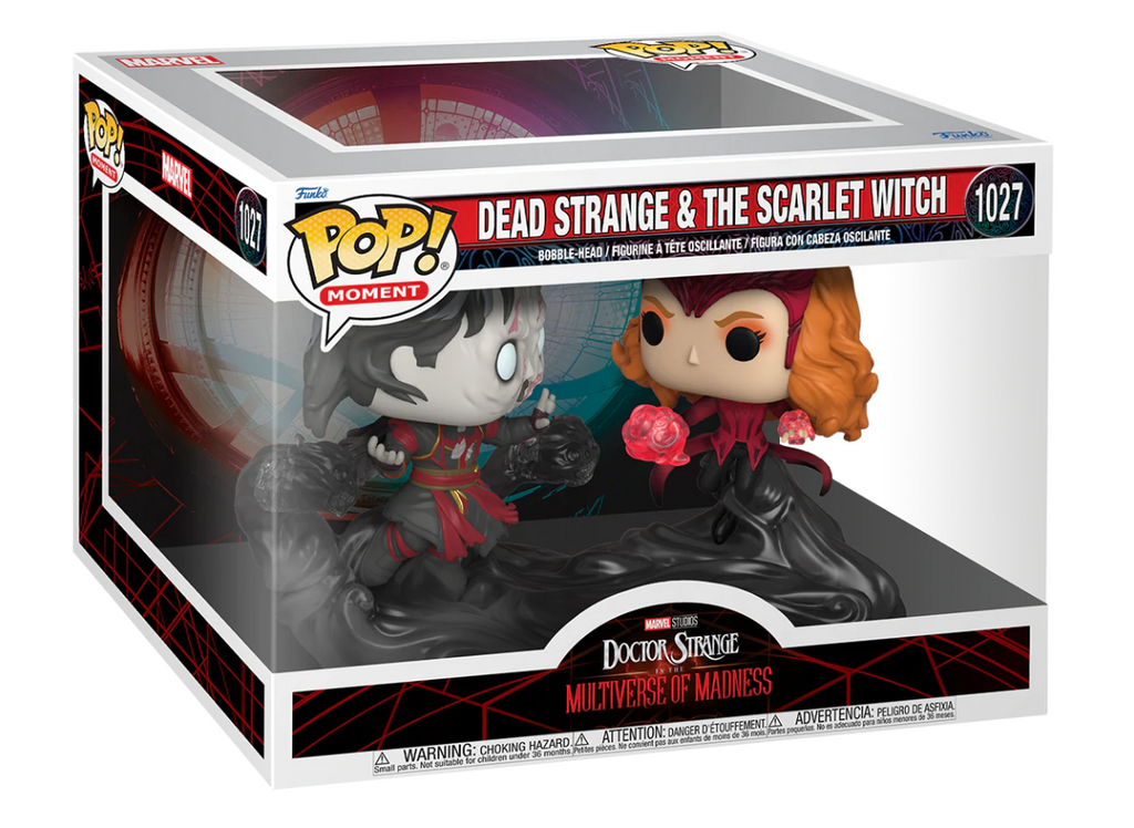 FUNKO POP MARVEL MOVIE MOMENT DOCTOR STRANGE AND THE MULTIVERSE OF MADNESS DEAD STRANGE THE SCARLET WITCH 1027
