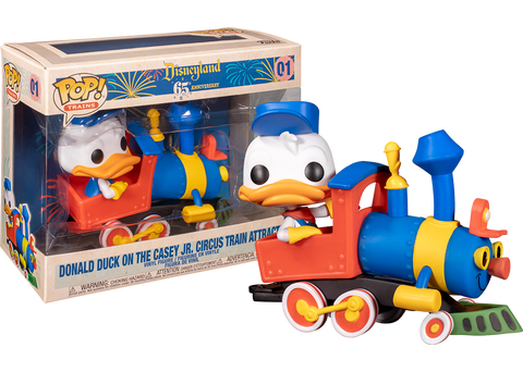 Funko Pop! Train - Disneyland 65th Anniversary Donald Duck on Casey JR Circus Train Atraction #01