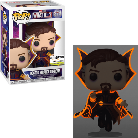 FUNKO POP! MARVEL: WHAT IF...? - DOCTOR STRANGE SUPREME [GITD] **AMAZON EXCLUSIVE** #874