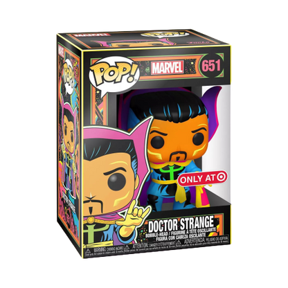 FUNKO POP! MARVEL - DOCTOR STRANGE [BLACK LIGHT GLOW] **TARGET EXCLUSIVE** #651