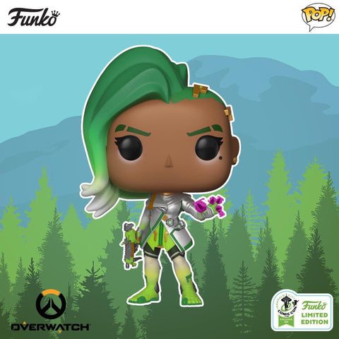 Pop! Games Overwatch Sombra ECCC Con Sticker exclusive