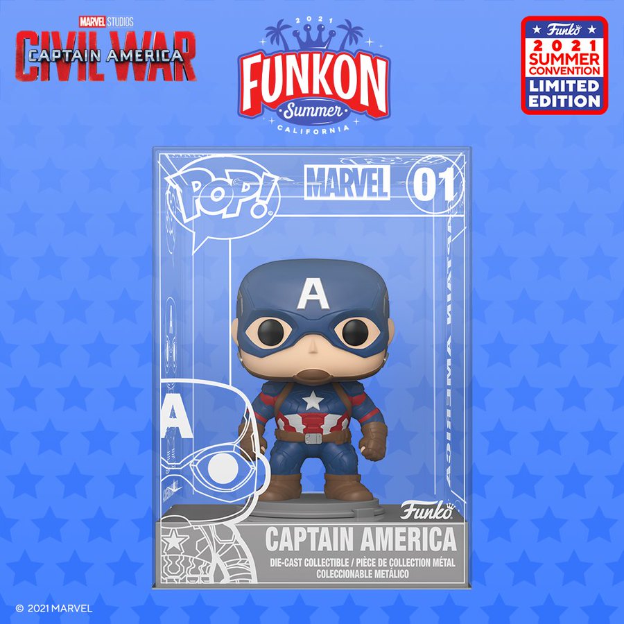 Marvel Die-Cast #01 Captain America Civil War – MyPops.ca