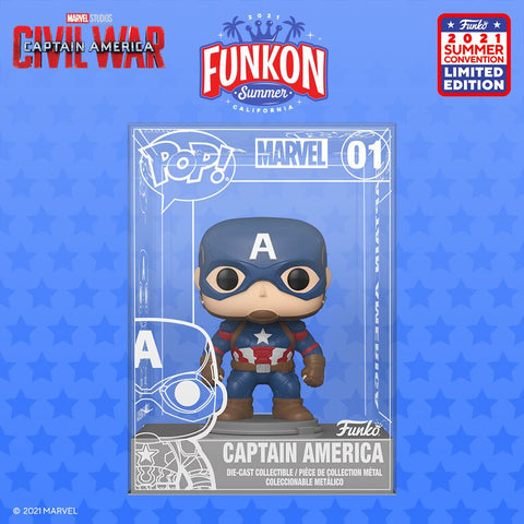 Marvel Die-Cast #01 Captain America Civil War