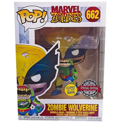 Funko Pop! Marvel Zombie Wolverine Glow in the Dark [EXCLUSIVE]