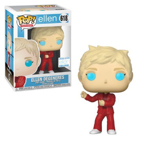 FUNKO POP! TELEVISION - ELLEN DEGENERES [RED SUIT] **LIMITED EDITION EXCLUSIVE** #618