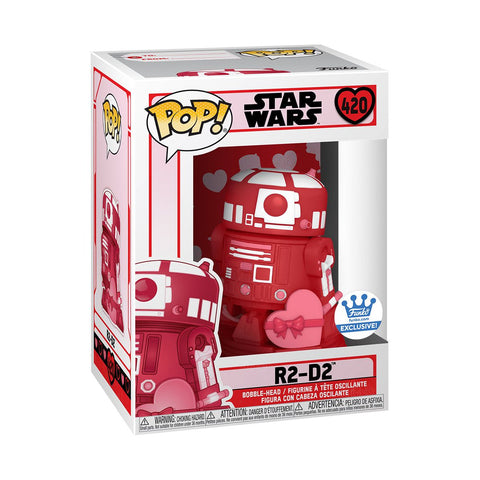 Funko Pop! R2D2 WITH HEART - STAR WARS VALENTINES *FUNKO SHOP Exclusive* *PREORDER*