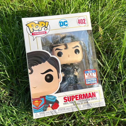 Funko POP! DC: Imperial Palace Superman (Metallic) BLACK SUIT China Exclusive #402