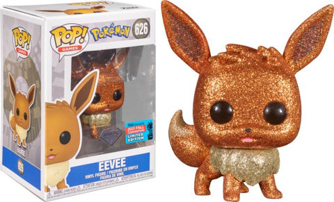 Funko Pop! Games: Pokemon - Eevee (Diamond) #626 [2021 Fall Convention Exclusive]