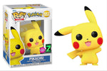 FUNKO POP! GAMES: POKEMON - PIKACHU [WAVING- FLOCKED] **ZAVVI EXCLUSIVE** #553