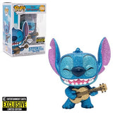 FUNKO POP! DISNEY: LILO & STITCH - STITCH W/ UKULELE [DIAMOND COLLECTION] **ENTERTAINMENT EARTH EXCLUSIVE** #1044