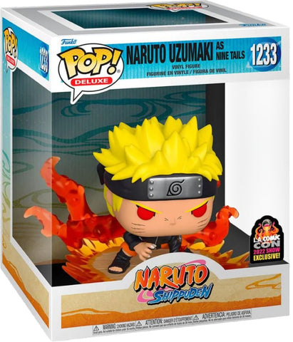 Funko Pop! Anime: Naruto - Deluxe Naruto Uzumaki As Nine Tails #1233 [LACC Exclusive]
