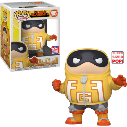FUNKO POP! ANIMATION: MY HERO ACADEMIA [MHA] - 6" FATGUM [TASHIRO TOYOMITSU] **2021 VIRTUAL FUNKON EXCLUSIVE** #985