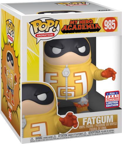FUNKO POP! ANIMATION: MY HERO ACADEMIA [MHA] - 6" FATGUM [TASHIRO TOYOMITSU] **2021 VIRTUAL FUNKON EXCLUSIVE** #985