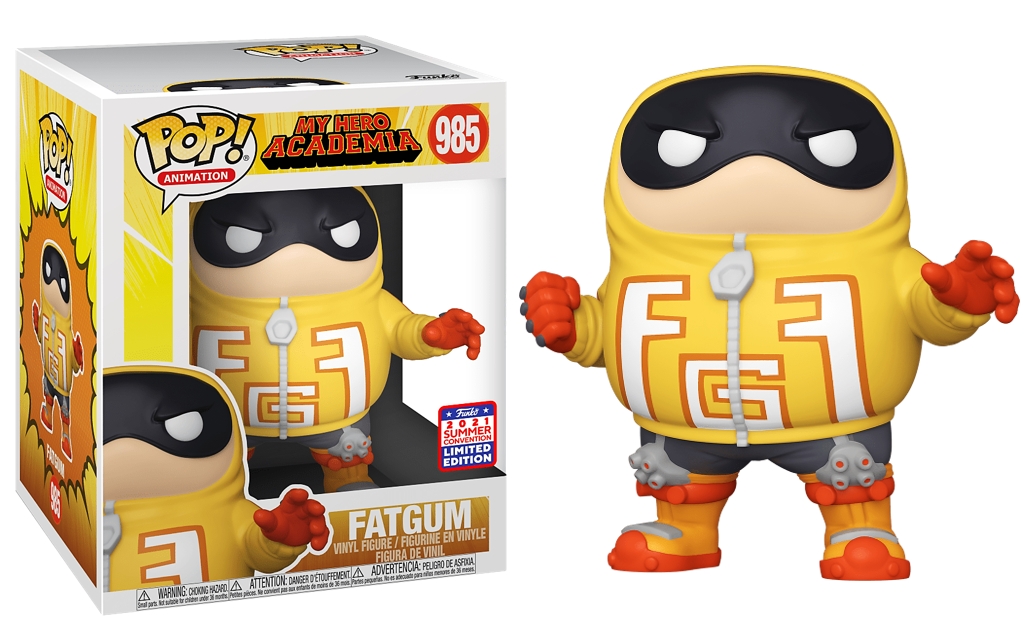 FUNKO POP! ANIMATION: MY HERO ACADEMIA [MHA] - 6" FATGUM [TASHIRO TOYOMITSU] **2021 VIRTUAL FUNKON EXCLUSIVE** #985