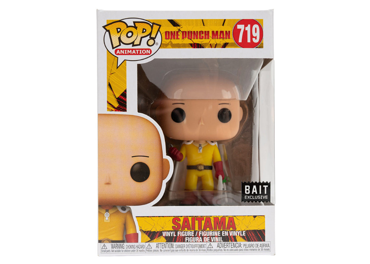 FUNKO POP! ANIMATION: ONE PUNCH MAN - SAITAMA [W/ BAG] **BAIT EXCLUSIVE** #719