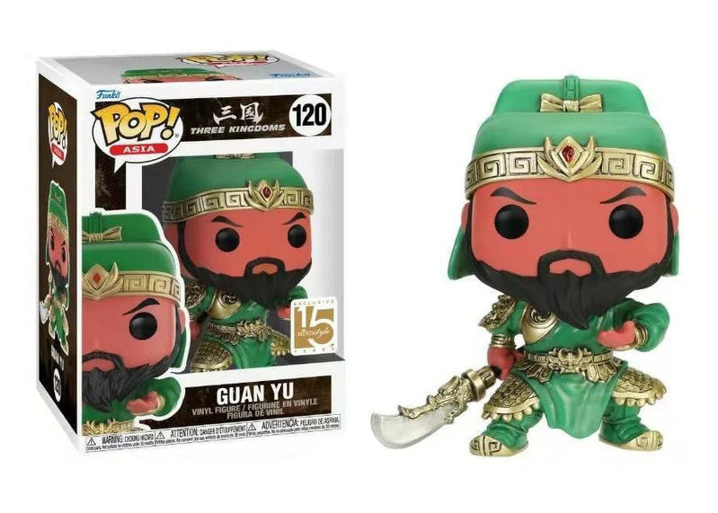 Funko Pop! GUAN YU 15th ANNIVERSARY #120 ASIA EXCLUSIVE LIMITED