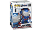 Funko Pop! Avengers End Game Metallic Iron Patriot #868 *FUNKO SHOP EXCLUSIVE*