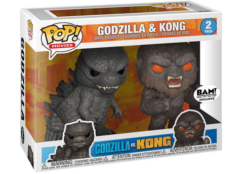 Funko Pop! Movies: Godzilla Vs. Kong - Godzilla & Kong 2pk [BAM! Exclusive]