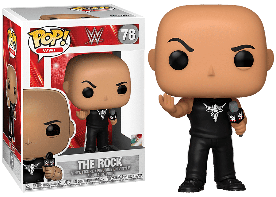 FUNKO POP! WWE - THE ROCK [ON MICROPHONE] #78