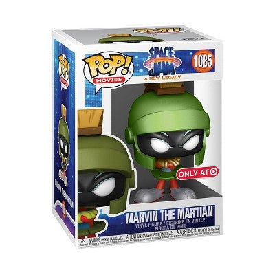 Funko Pop! MOVIE SPACE JAM 2 NEW LEGACY COLLECTORS BOX MARVIN THE MARTIAN METALLIC & TEE *TARGET EXCLUSIVE* #1085