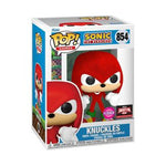 Funko Pop! Games: Sonic The Hedgehog - Knuckles (Flocked) #854 [TargetCon Exclusive]