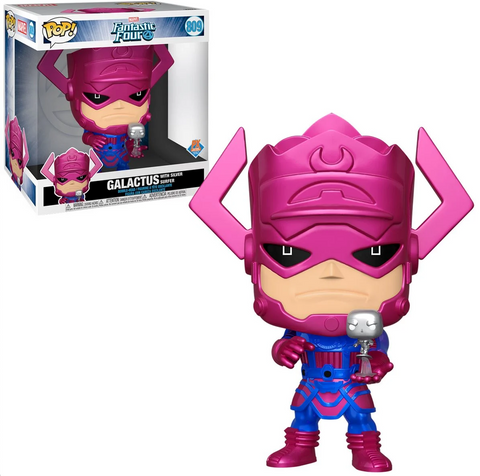 FUNKO POP! MARVEL: FANTASTIC FOUR - 10" GALACTUS W/ SILVER SURFER [METALLIC] **PX PREVIEWS EXCLUSIVE** #809