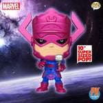 FUNKO POP! MARVEL: FANTASTIC FOUR - 10" GALACTUS W/ SILVER SURFER [METALLIC] **PX PREVIEWS EXCLUSIVE** #809
