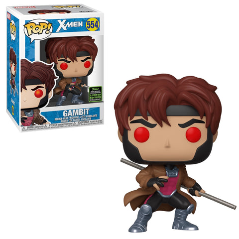 FUNKO POP! MARVEL: X-MEN - GAMBIT **2020 ECCC EXCLUSIVE** #554