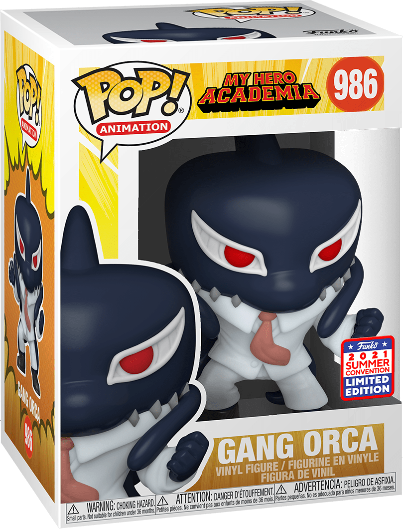 FUNKO POP! ANIMATION: MY HERO ACADEMIA [MHA] - GANG ORCA **2021 VIRTUAL FUNKON EXCLUSIVE** #986