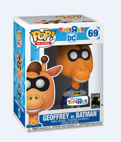 FUNKO POP! AD ICONS: TOYS R US X DC - GEOFFREY AS BATMAN **TOYS R US EXCLUSIVE** #69