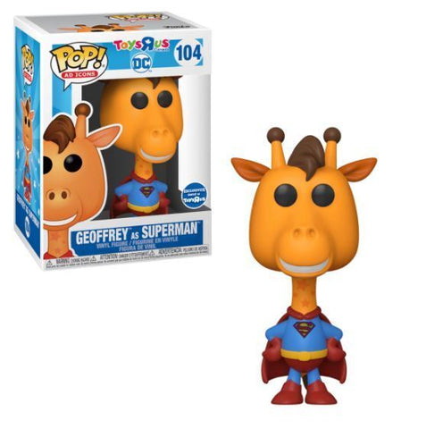 FUNKO POP! AD ICONS: TOYS R US X DC - GEOFFREY AS SUPERMAN **TOYS R US EXCLUSIVE** #104