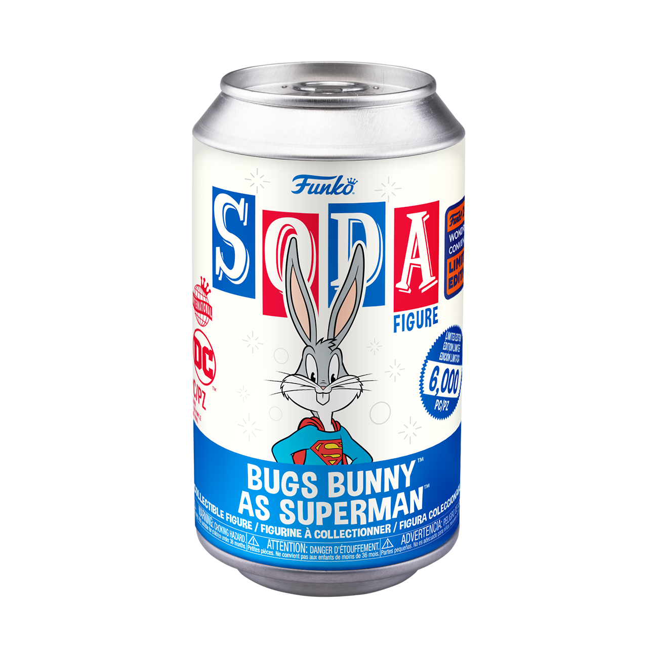 BUGS BUNNY AS SUPERMAN FUNKO SODA VINYL [WONDROUS CON EXCLUSIVE] [MYPOPS EXCLUSIVE]