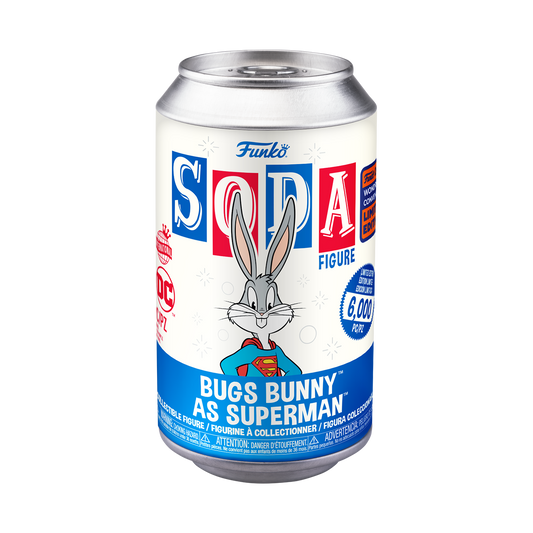 BUGS BUNNY AS SUPERMAN FUNKO SODA VINYL [WONDROUS CON EXCLUSIVE] [MYPOPS EXCLUSIVE]