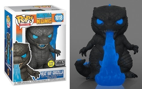 FUNKO POP! MOVIES: GODZILLA VS. KONG - HEAT RAY GODZILLA [GITD] **FYE EXCLUSIVE** #1018