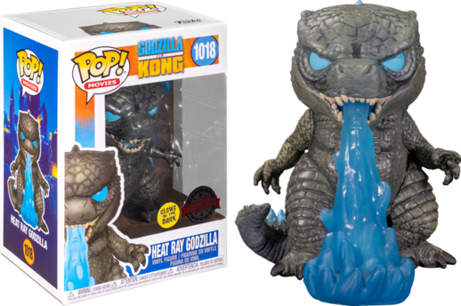 FUNKO POP! MOVIES: GODZILLA VS. KONG - HEAT RAY GODZILLA [GITD] **FYE EXCLUSIVE** #1018