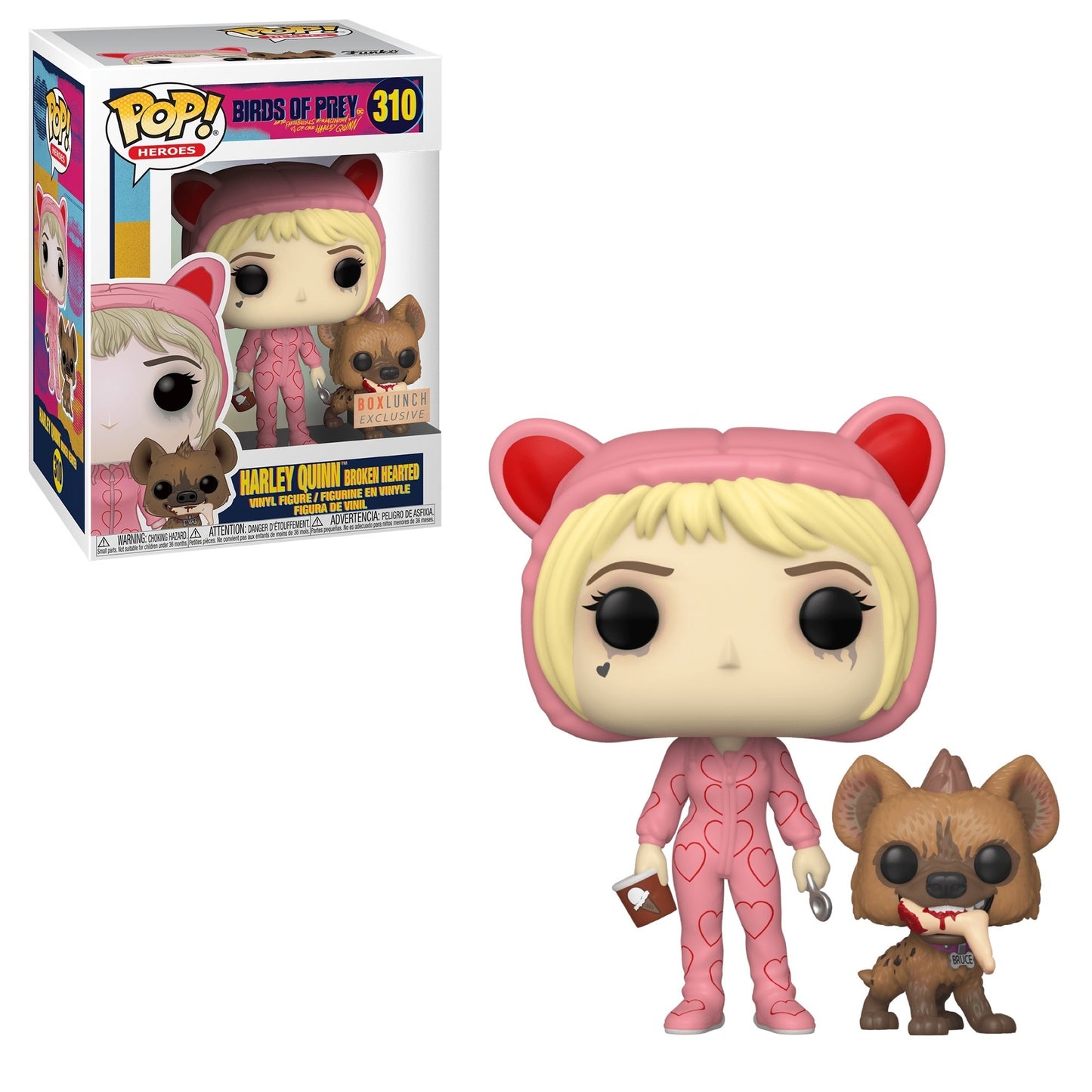 Funko Pop! Heroes: Birds of Prey Harley Quinn Broken Hearted Box Lunch Exclusive #310