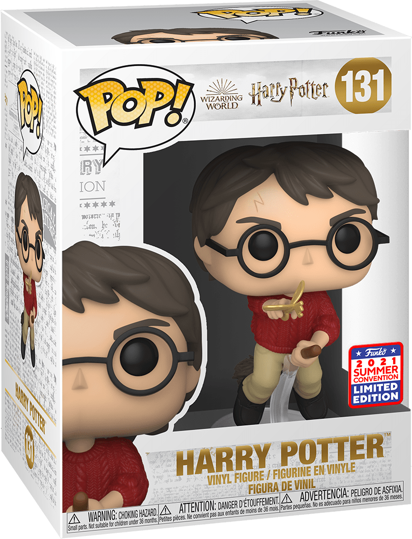 FUNKO POP! HARRY POTTER [WIZARDING WORLD] - HARRY POTTER [CATCHING WINGED KEY] **2021 VIRTUAL FUNKON EXCLUSIVE** #131
