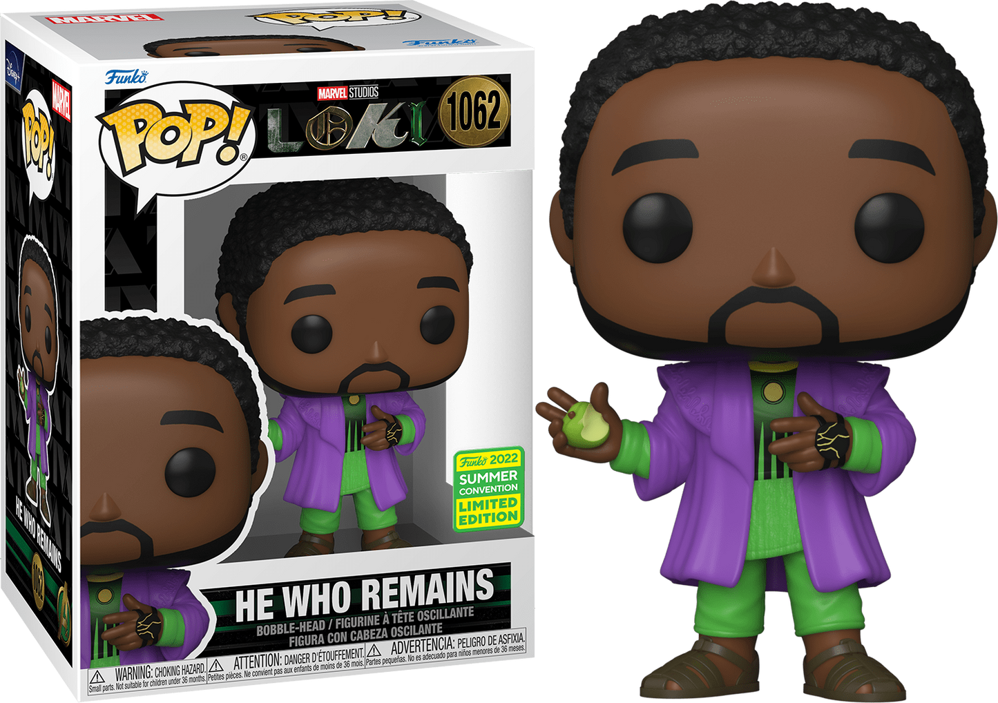 FUNKO POP! MARVEL: LOKI [TV SERIES] - HE WHO REMAINS **2022 SDCC EXCLUSIVE** #106210