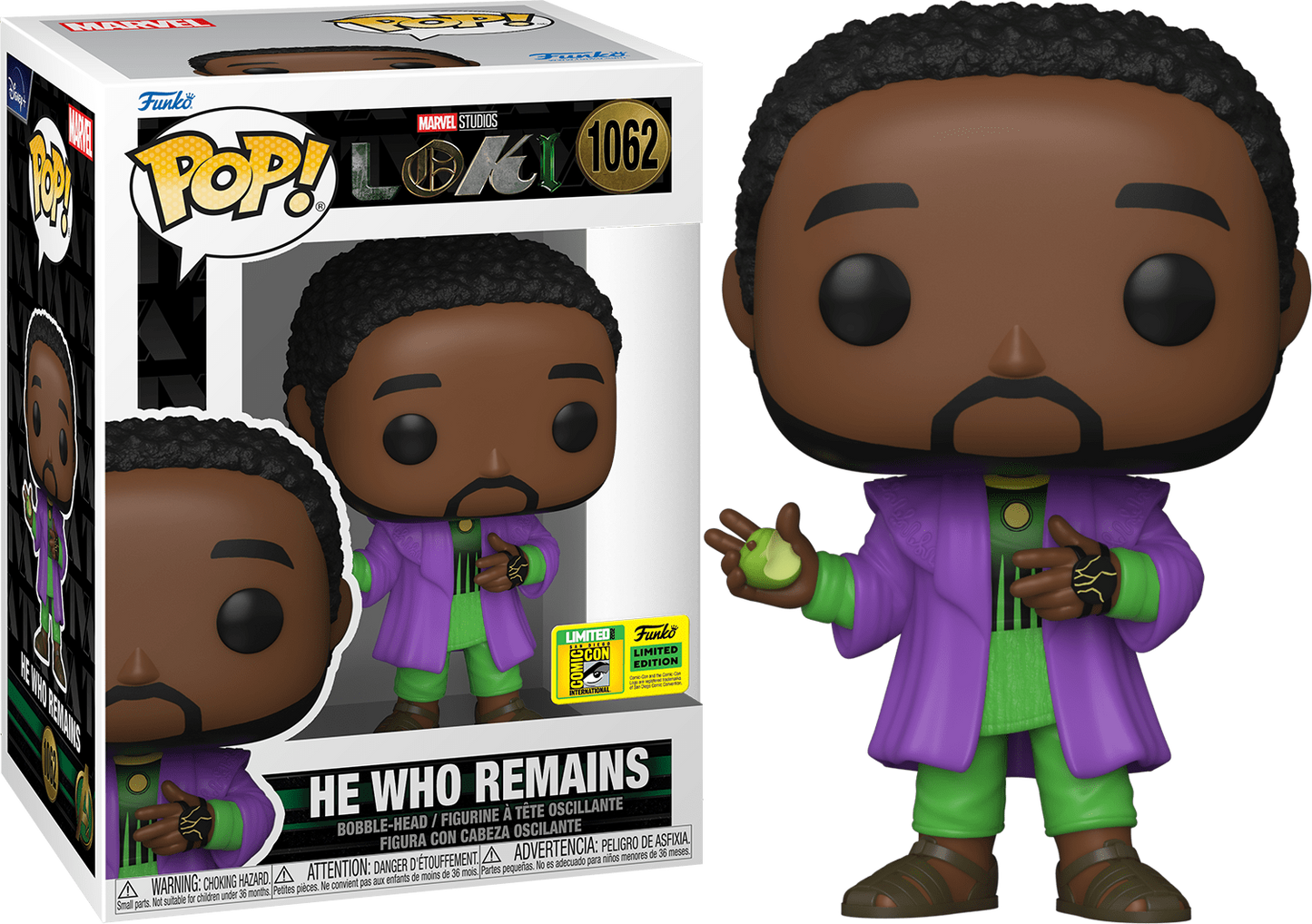 FUNKO POP! MARVEL: LOKI [TV SERIES] - HE WHO REMAINS **2022 SDCC EXCLUSIVE** #106210