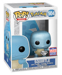 FUNKO POP! GAMES: POKEMON - SQUIRTLE [DIAMOND COLLECTION] **2021 SDCC EXCLUSIVE** #504