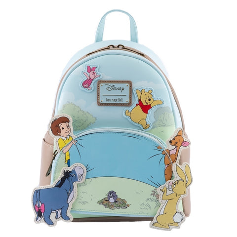 LOUNGEFLY DISNEY WINNIE THE POOH 95TH ANNIVERSARY MINI BACKPACK