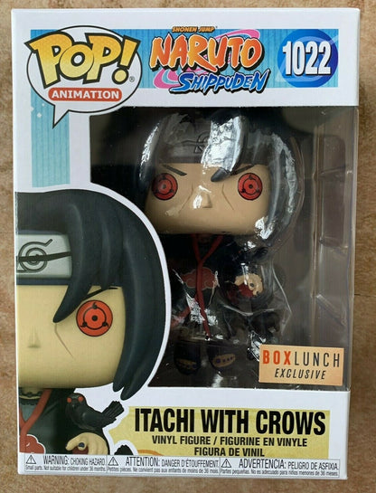 FUNKO POP! ANIMATION: NARUTO - ITACHI WITH CROWS **BOXLUNCH EXCLUSIVE** #1022