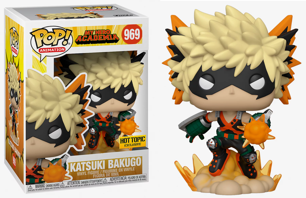 FUNKO POP! ANIMATION: MY HERO ACADEMIA - KATSUKI BAKUGO **HOT TOPIC EXCLUSIVE** #969