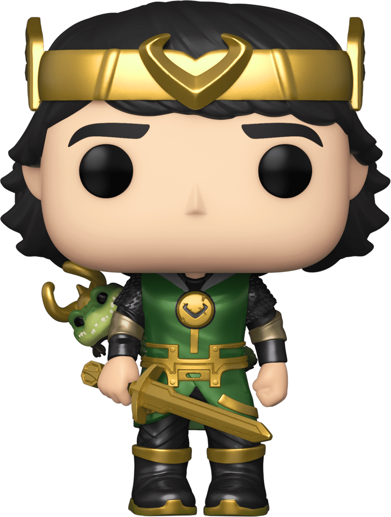 FUNKO POP! MARVEL: LOKI [TV SERIES] - KID LOKI [METALLIC] **FUNKO SHOP EXCLUSIVE** #900