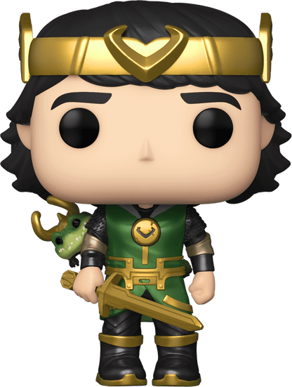 FUNKO POP! MARVEL: LOKI [TV SERIES] - KID LOKI [METALLIC] **FUNKO SHOP EXCLUSIVE** #900