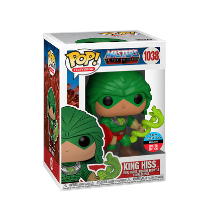 FUNKO POP! TELEVISION: MASTERS OF THE UNIVERSE [M.O.T.U.] - KING HISS **2020 NYCC / TOY TOKYO EXCLUSIVE** #1038
