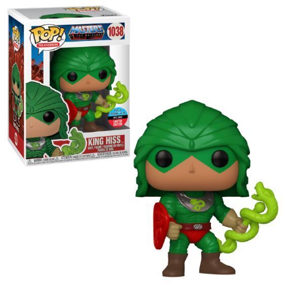 FUNKO POP! TELEVISION: MASTERS OF THE UNIVERSE [M.O.T.U.] - KING HISS **2020 NYCC / TOY TOKYO EXCLUSIVE** #1038