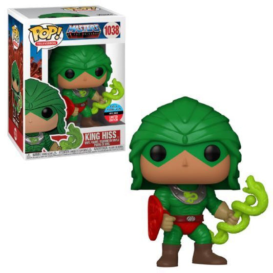FUNKO POP! TELEVISION: MASTERS OF THE UNIVERSE [M.O.T.U.] - KING HISS **2020 NYCC / TOY TOKYO EXCLUSIVE** #1038