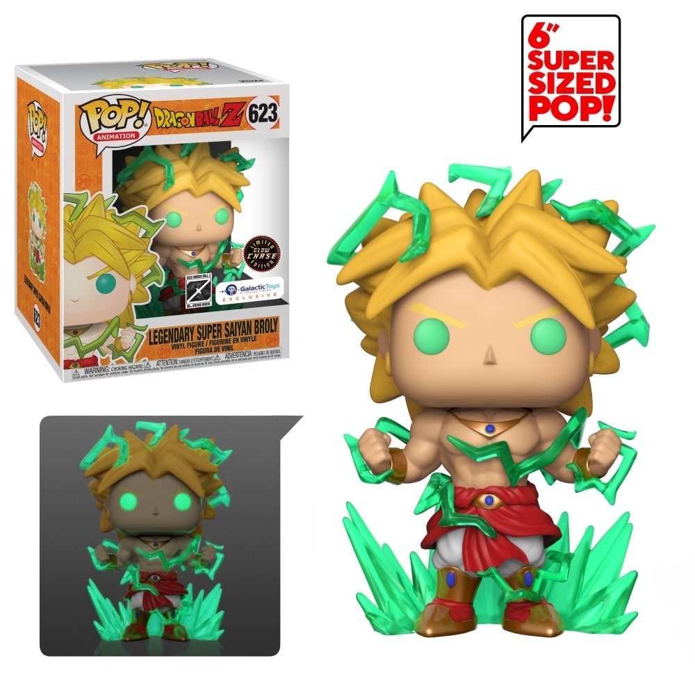 FUNKO POP! ANIMATION: DRAGON BALL Z [DBZ] - 6" LEGENDARY SUPER SAIYAN [SSJ] BROLY **GALACTIC TOYS EXCLUSIVE** #623